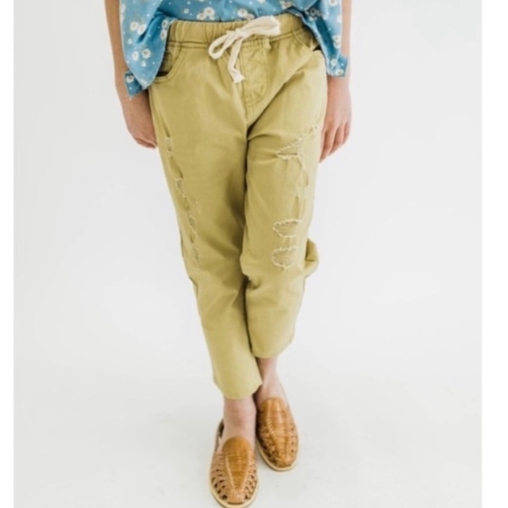 Hayden Distressed Jogger Drawstring Pants
